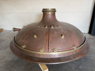 Kupfer Sudhaube, L&auml;uterbottichhaube