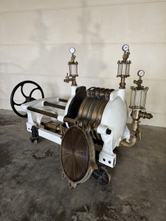 Massefilter mit 6 Bronzeplatten